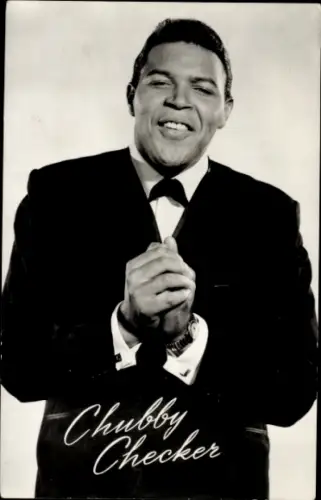 Ak Sänger Chubby Checker, Portrait