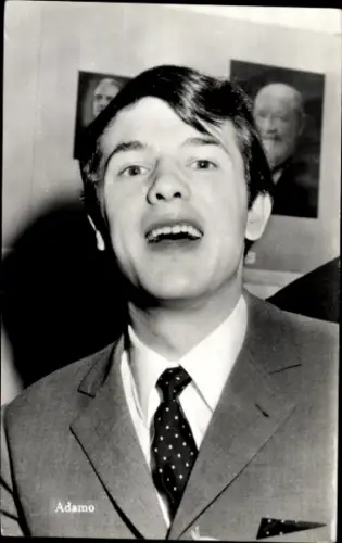 Ak Sänger Adamo Salvatore, Portrait