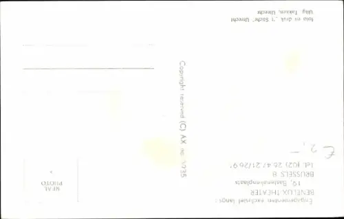 Ak Sänger Adamo, Portrait