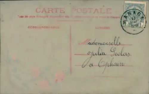 Zelluloid Ak Kitsch, Blumen