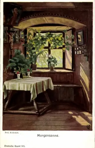 Künstler Ak Eichstädt, Rud., Morgensonne