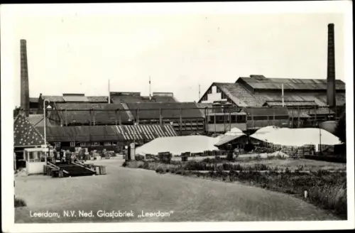 Ak Leerdam Südholland, N.V. Ned. Glasfabriek