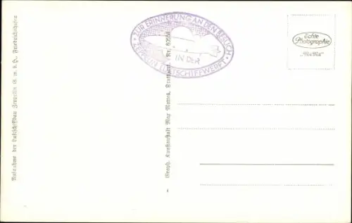 Ak Luftschiff LZ 127 Graf Zeppelin beim Aufstieg