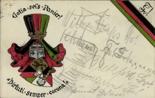 Studentika Ak Leipzig, Corps Gotia, Wappen, RSC