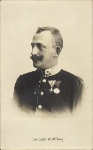 Ak Erzherzog Leopold Salvator von Österreich Toskana, Leopold Wölfling, Orden