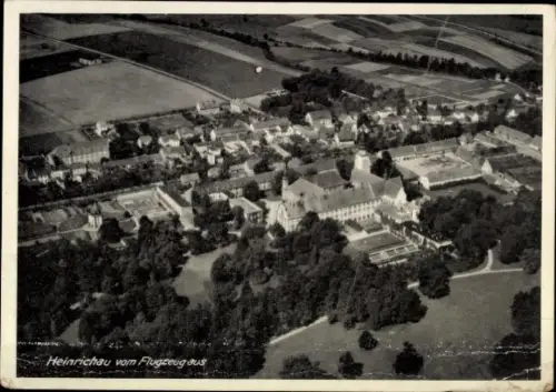 Ak Henryków Heinrichau Schlesien, Luftaufnahme von  ländliche Umgebung, keine Persönlichkeiten