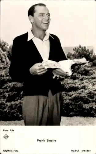 Ak Amerikanischer Sänger und Schauspieler Frank Sinatra, Portrait