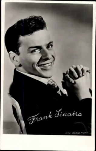 Ak Sänger und Schauspieler Frank Sinatra, Portrait