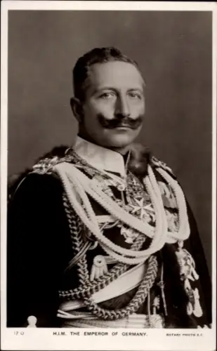 Ak Kaiser Wilhelm II., Portrait, Uniform, Orden, Schulterschnüre