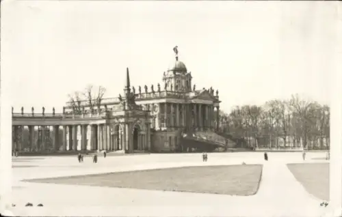 Foto Ak Potsdam, Schloss Sanssouci