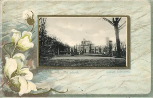 Passepartout Ak Babelsberg Potsdam, Schloss Babelsberg