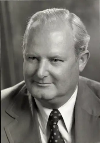 Foto Politiker Friedrich Wolte, Portrait, Autogramm