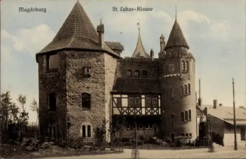Ak Magdeburg an der Elbe,  St. Lukas-Klause