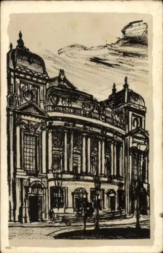 Künstler Ak Anvers Anvers Flandre, Opera flamand