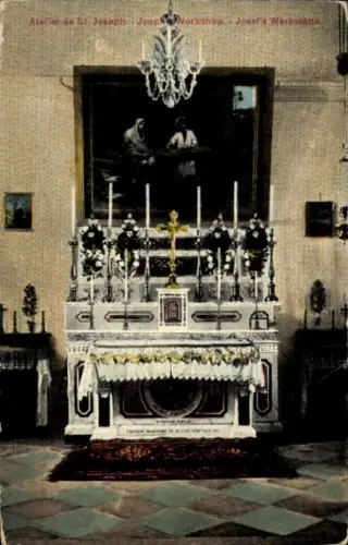 Ak Nazaret Nazareth Israel, Josef's-Werkstätte