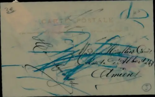 Zelluloid Ak Kitsch, Blumen