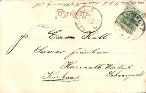 Ak Chemnitz in Sachsen, Poststraße