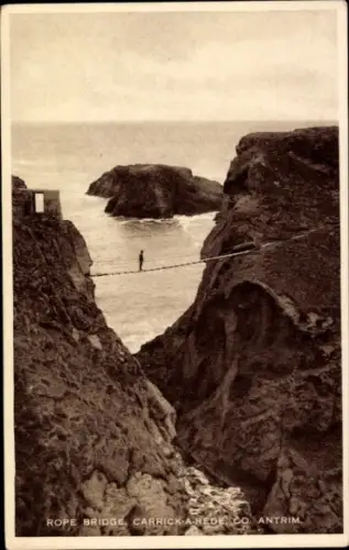 Ak Antrim Nordirland, Rope Bridge, Carrick-a-Rede
