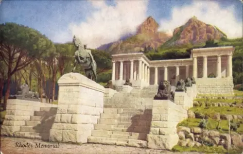 Ak Cape Town Kapstadt Südafrika, Rhodes Memorial