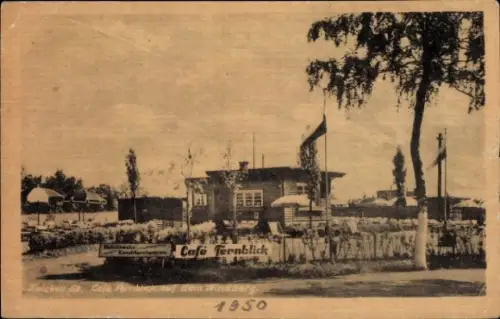 Ak Zwickau in Sachsen, Café Fernblick auf dem Windberg