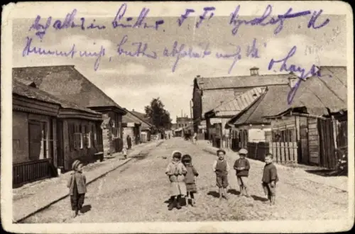 Ak Kowel Ukraine, Bayernstraße