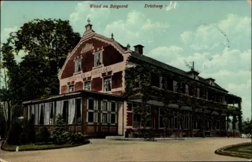 Ak Utrecht Niederlande, Woud en Bergoord, Driebweg