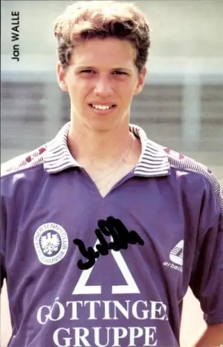 Autogrammkarte Fußballer Jan Walle, Tennis Borussia Berlin, Autogramm