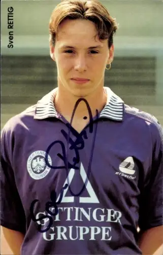 Autogrammkarte Fußballer Sven Rettig, Tennis Borussia Berlin, Autogramm