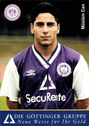 Autogrammkarte Fußballer Müslüm Can, Tennis Borussia Berlin, Autogramm