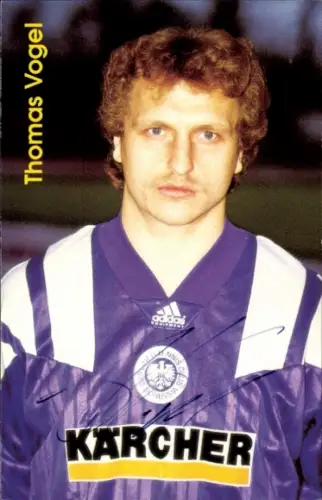 Autogrammkarte Fußballer Thomas Vogel, Tennis Borussia Berlin, Autogramm