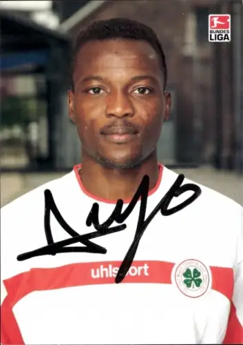 Autogrammkarte Fußballer Alassane Ouedraogo, SC Rot Weiß Oberhausen, Autogramm