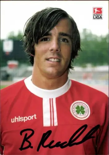 Autogrammkarte Fußballer Benjamin Reichert, SC Rot Weiß Oberhausen, Autogramm