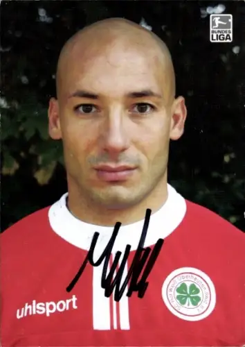 Autogrammkarte Fußballer David Montero, SC Rot Weiß Oberhausen, Autogramm