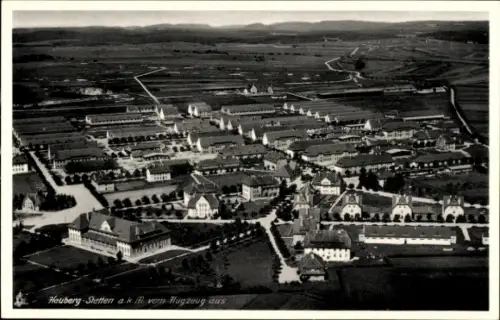 Ak Stetten am kalten Markt, Lager Heuberg vom Flugzeug aus