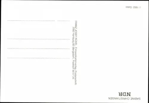 Ak Fernsehmoderatorin Sabine Christiansen, Portrait, Autogramm