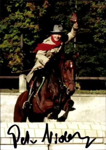 Ak Moderator Peter Nidetzky, Autogramm