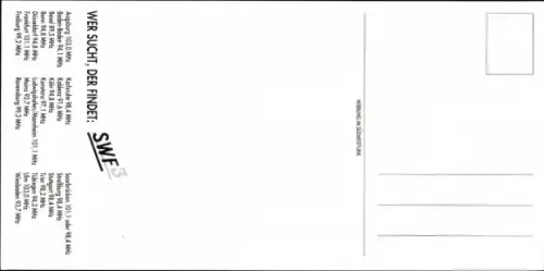 Autogrammkarte Moderator Elmar Hörig, Portrait, Autogramm