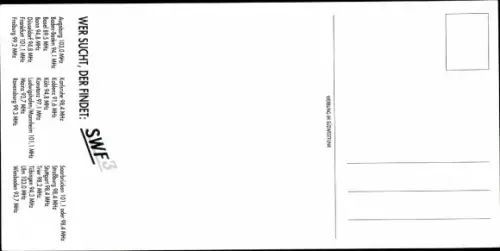 Autogrammkarte Moderator Frank Plasberg, Portrait, Autogramm