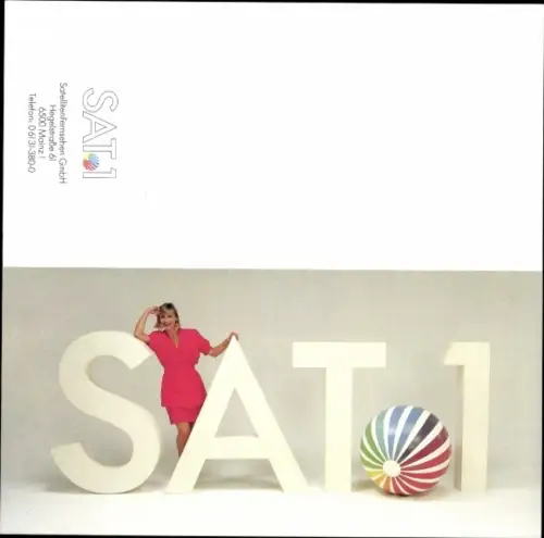 Autogrammkarte Moderatorin Marion Matschoß, Portrait, Autogramm