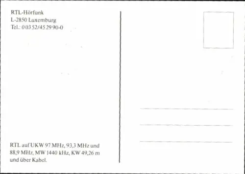 Autogrammkarte Moderatorin Inez Lang, Portrait, Autogramm