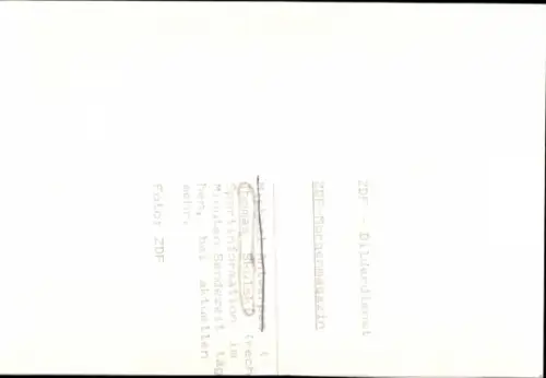 Autogrammkarte Moderator Thomas Skulski, Portrait, Autogramm