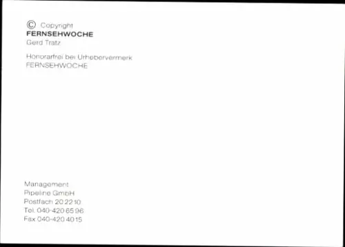 Ak Moderatorin Carmen Nebel, Portrait, Autogramm