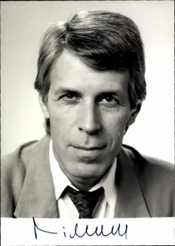 Autogrammkarte Moderator Alexander Niemetz, Portrait, Autogramm