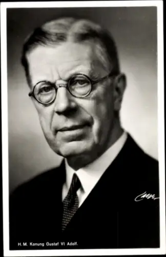 Ak H.M. König Gustav VI. Adolf, Konung Gustaf VI. Adolf