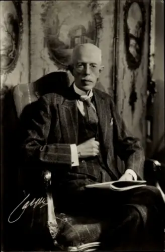 Ak König Gustav V. von Schweden, Portrait