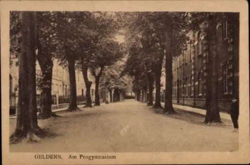 Ak Geldern am Niederrhein, Am Progymnasium