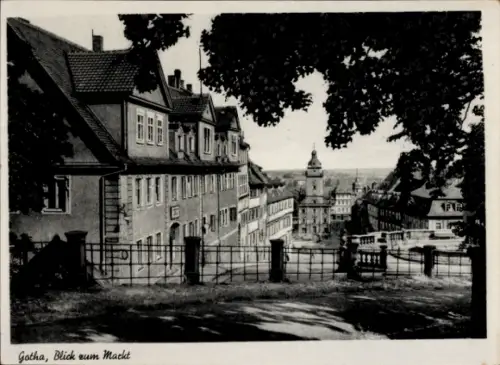 Ak Gotha in Thüringen, Markt