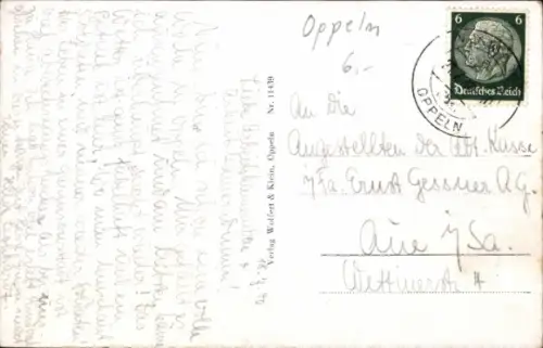 Ak Opole Oppeln Schlesien, Regierung, Turm