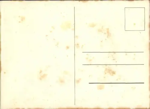 3-D Ak Segelschiff, Stürmisches Meer