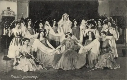 Ak Meißen an der Elbe, Festaufführung, Frühlingseinzug